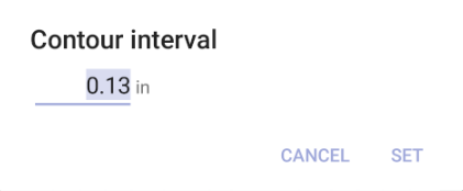 contour interval definition